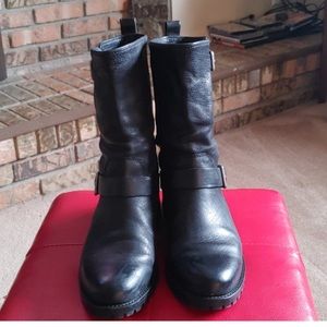 Cole Haan Black Calf Height Boots Size 8.5